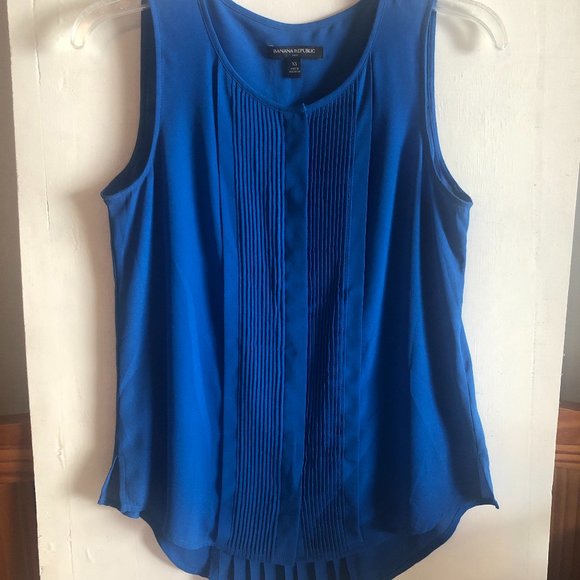 BANANA REPUBLIC Royal Blue Top - Picture 1 of 8